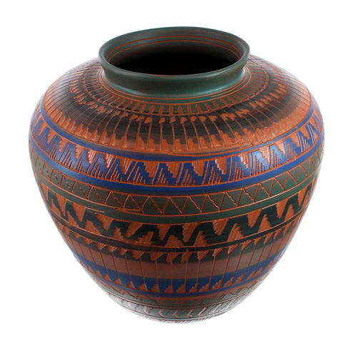 Native American Navajo Hand Crafted Pottery JX130441